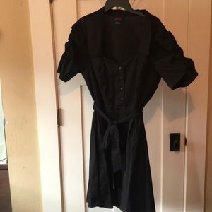 Vintage inspired black dress